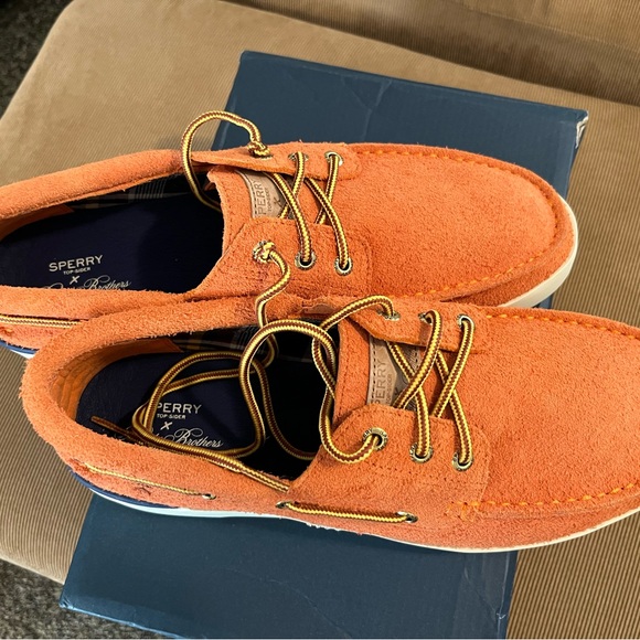 Sperry x Brooks Brothers A/O Cup 3-Eye Suede Loafer- NWT - Picture 9 of 9